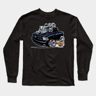 Dodge Ram Black Truck Long Sleeve T-Shirt